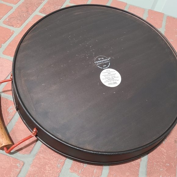 Threshold tray buck serving tray metal tray with handles - Picture 4 of 8